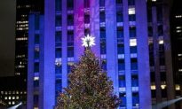 Rockefeller Center Lights Up The Night