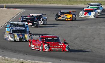 Alex Gurney in the #99 Riley Pontiac leads Max Angelelli, Scott Pruett, Romain Dumas, Burt Frisselle, Oswaldo Negri, Darren Law, Joao Barbossa, Michael Valaiante and Ricky Taylor during the Utah 250 at Miller Motorsports Park. (Brian Cleary/Getty Images) Alex Gurney in the #99 Riley Pontiac leads Max Angelelli, Scott Pruett, Romain Dumas, Burt Frisselle, Oswaldo Negri, Darren Law, Joao Barbossa, Michael Valaiante and Ricky Taylor during the Utah 250 at Miller Motorsports Park. (Brian Cleary/Getty Images)
