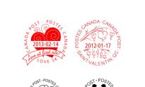Canadian ‘Valentine’s Day’ Postmarks Popular Around the World