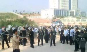 Villagers and Police Clash Over Forced Demolition of Homes