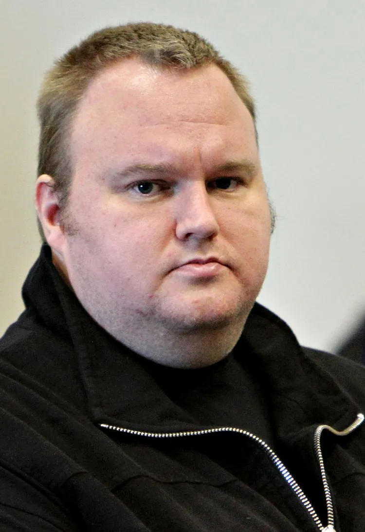 Megaupload boss Kim Dotcom February 22. (Michael Bradley/AFP/Getty Images)