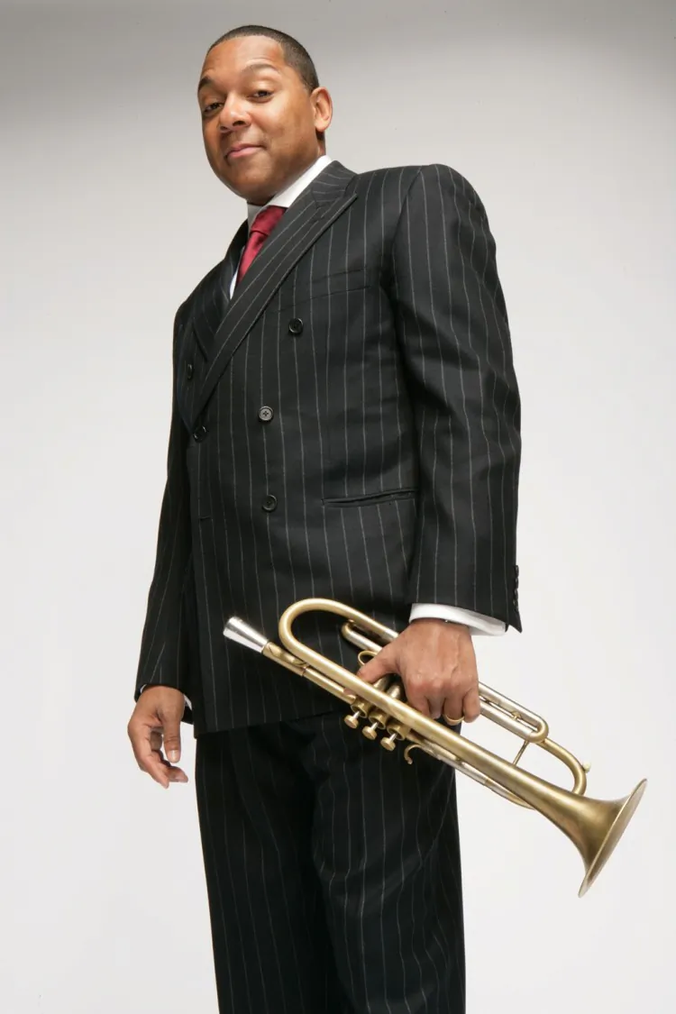 Renowned trumpeter and composer jazz musician Wynton Marsalis. (Courtesy of Clay McBride )