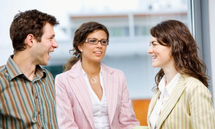 Sixty six percent of Canadian employees say they have close relationships with their coworkers. (Photos.com)