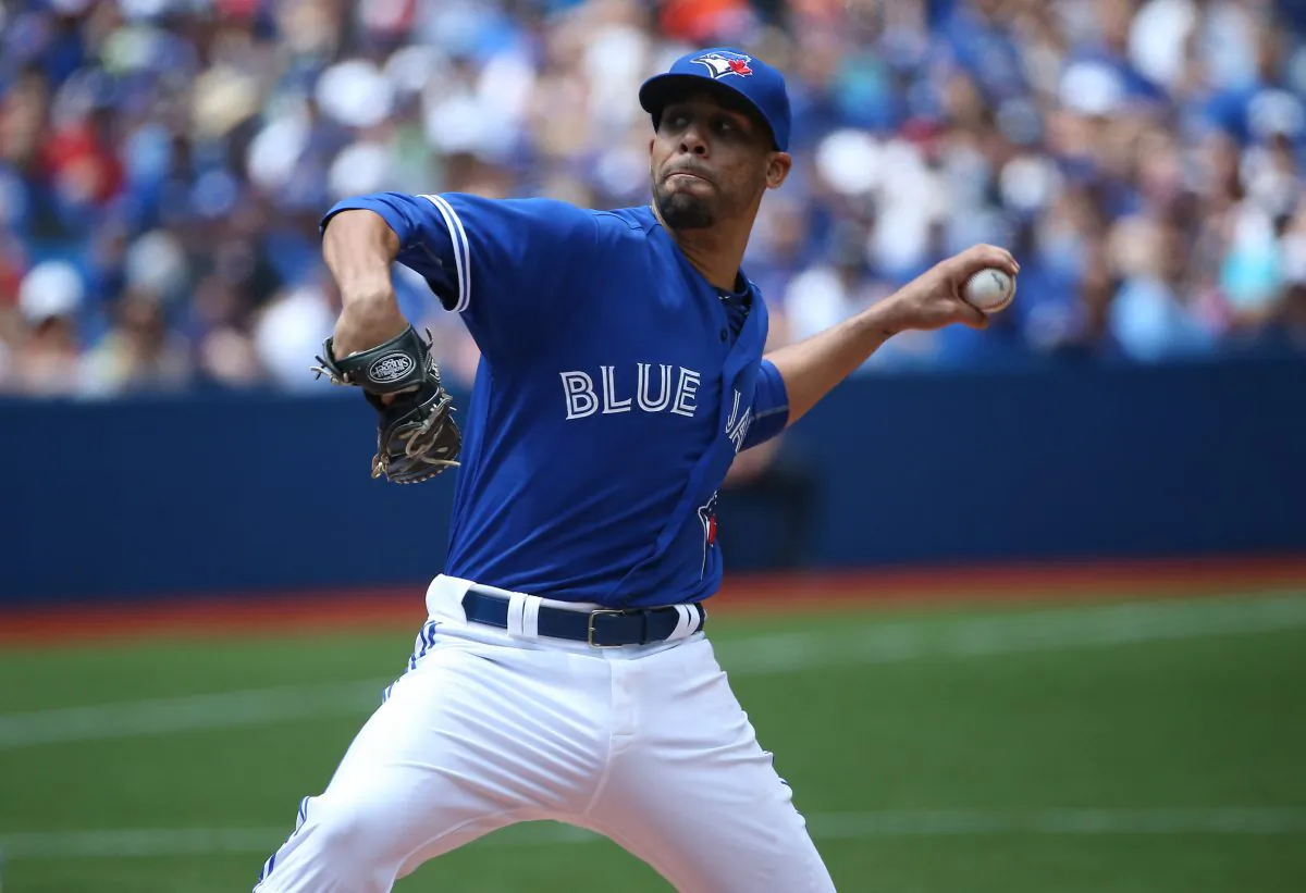 David Price struck out a Blue Jays season high 11 Minnesota Twins on August 3, 2015 at Rogers Centre in Toronto. (Tom Szczerbowski/Getty Images)