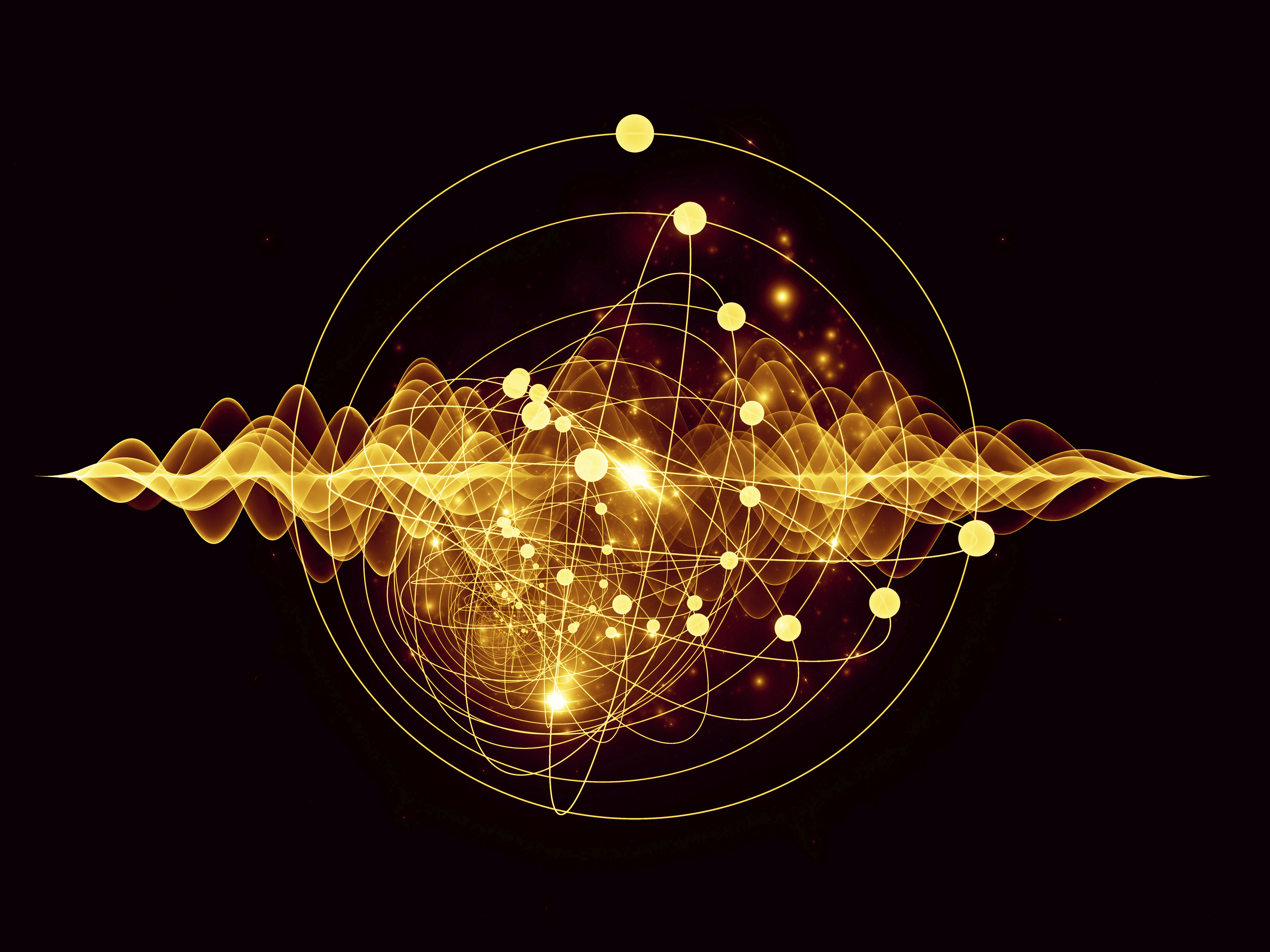 Электроны высокой энергии. Атом фрактал. Квантовая механика арт. Атом арт. Quantum Waves.