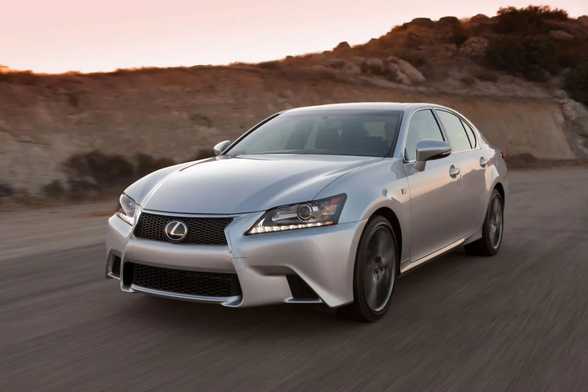 This product image provided by Toyota shows the 2014-2015 Lexus GS 350 F Sport.  (Toyota via AP)