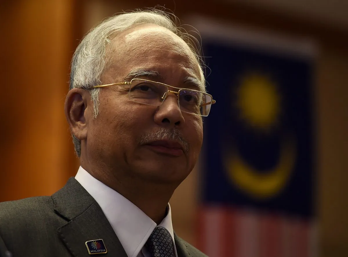 Malaysian Prime Minister Najib Razak during a meeting at his office in Putrajaya on July 8, 2015. (Manan Vatsyayana/AFP/Getty Images)