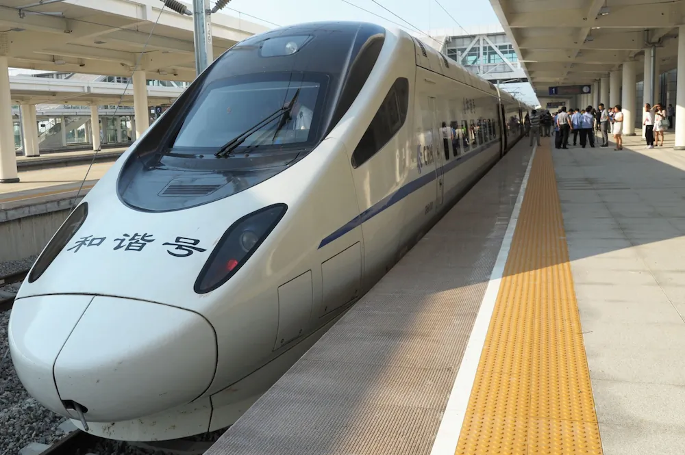 China Railway Signal & Communication Corp., the first major initial public offering since last month's market collapse, had a disappointing first day of trading Aug. 7. (STR/AFP/Getty Images)