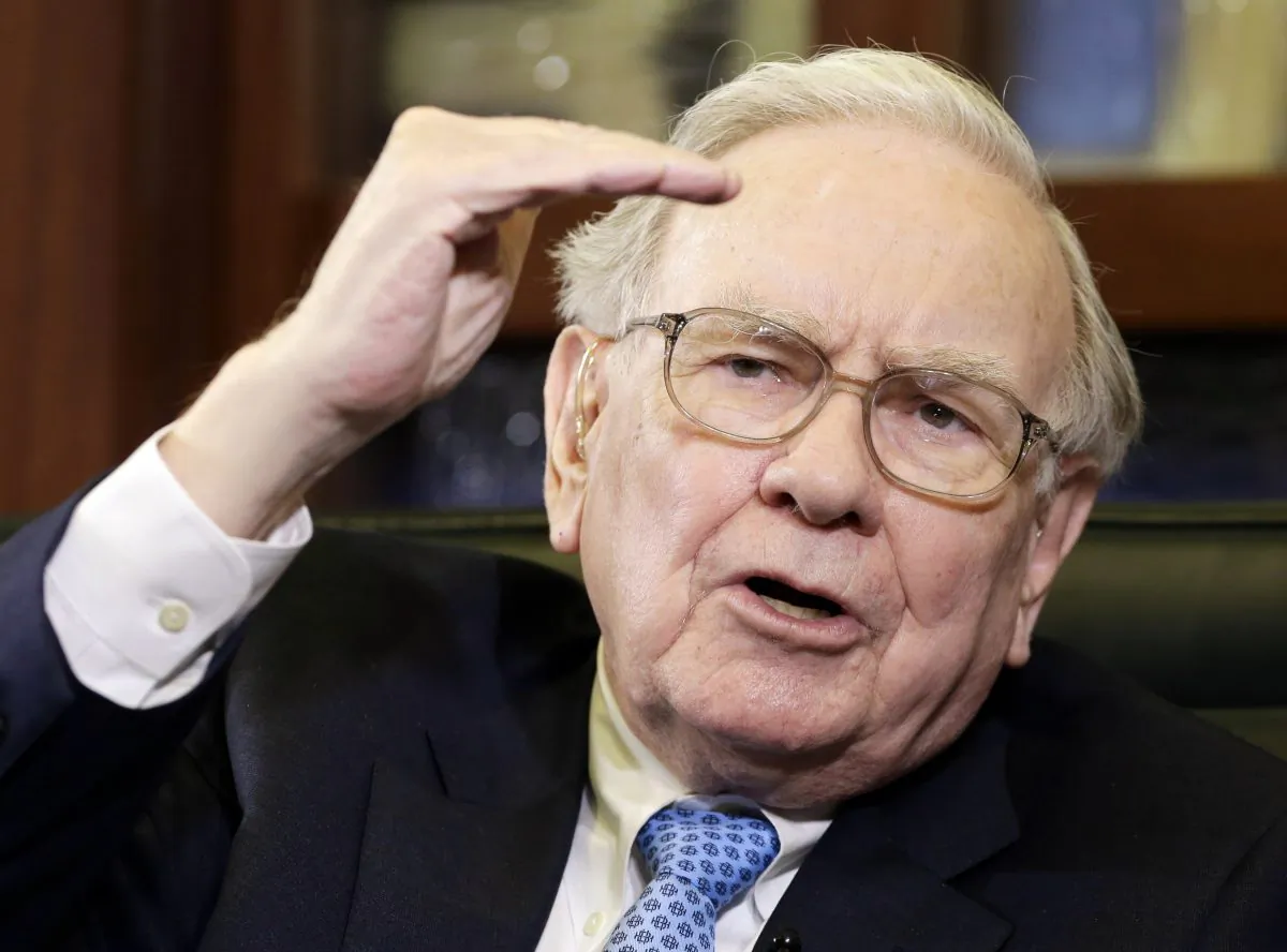 Berkshire Hathaway Chairman and CEO Warren Buffett in Omaha, Neb., on May 5, 2014. (AP Photo/Nati Harnik)
