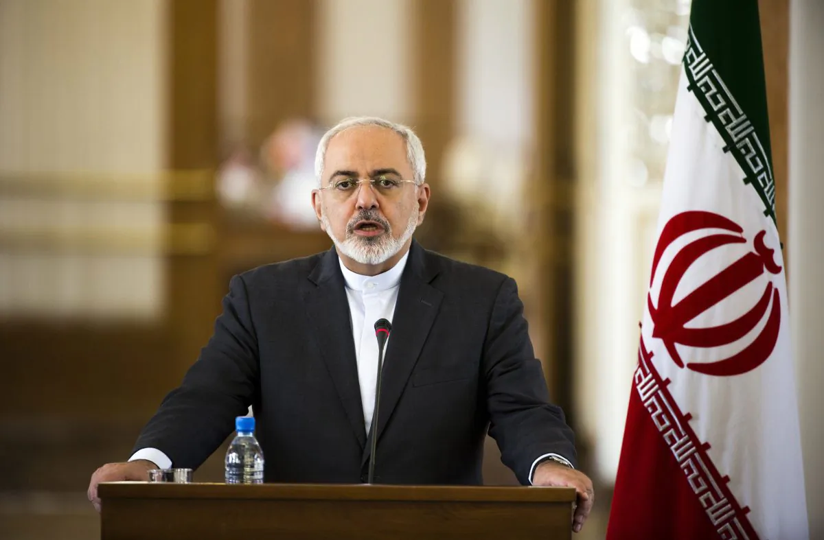 Iran's Foreign Minister Mohammad Javad Zarif during a press conference in Tehran on July 29, 2015. (Behrouz Mehri/AFP/Getty Images)