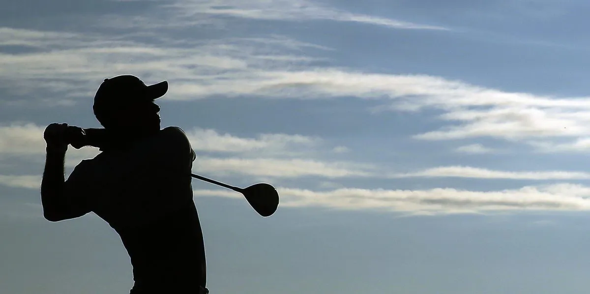 Tiger Woods at a practice round for the PGA Championship golf tournament at Whistling Straits in Haven, Wis. on Aug. 11, 2015. (AP Photo/Chris Carlson)