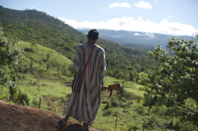An Ashaninka militiaman. (Jonathan McLeod, author provided)