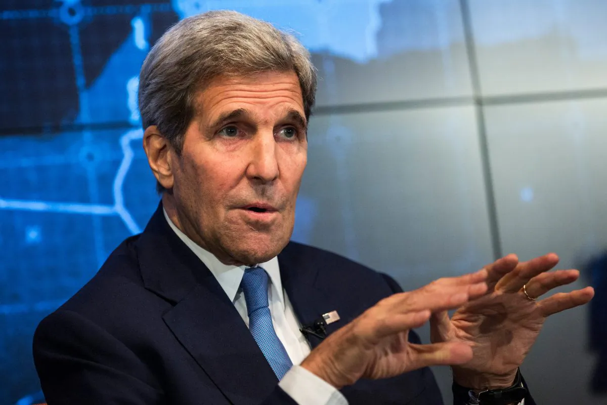 U.S. Secretary of State John Kerry speaks about the Iran Deal in New York City on Aug. 11, 2015. (Andrew Burton/Getty Images)