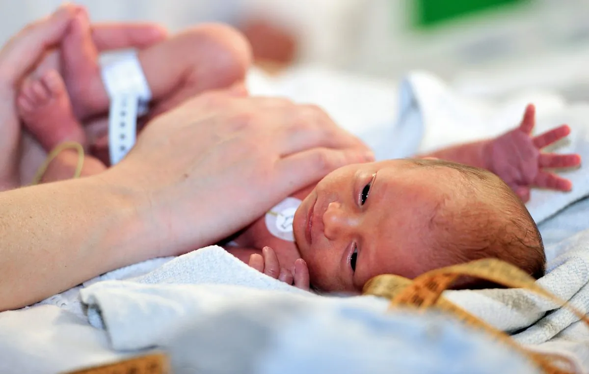 A nurse cares for a premature baby.(Philippe Huguen/AFP/Getty Images)