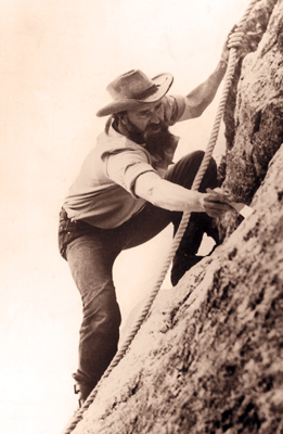 Korczak Ziolkowski endured incredible financial hardship and prejudice as he began carving the memorial. He had only $174 to his name, but daunting determination. (Crazy Horse Memorial Foundation)