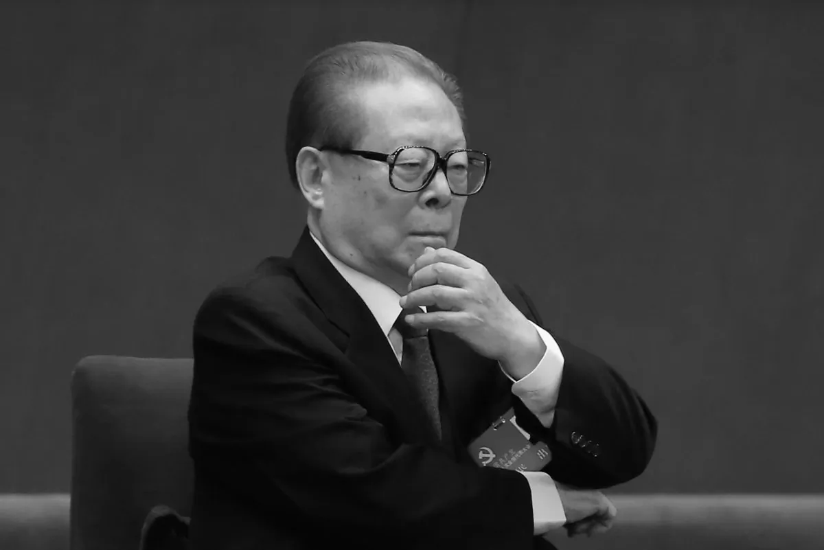 Former Communist Party leader Jiang Zemin attends the opening session of the 18th Communist Party Congress at the Great Hall of the People on Nov. 8, 2012 in Beijing, China. (Feng Li/Getty Images)