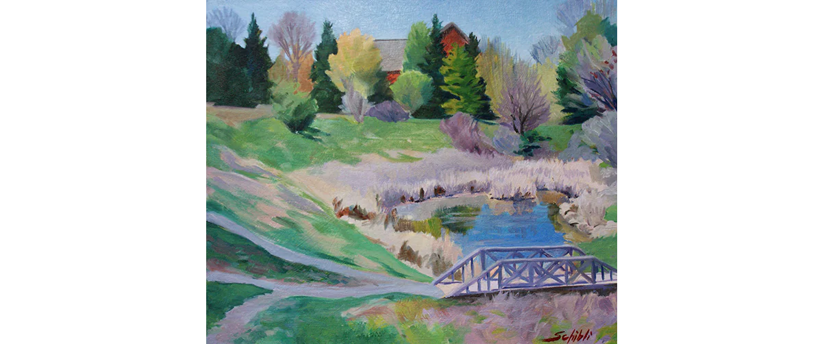 "Fletchers Spring Day" by Ottawa artist Paul Schibli is part of the Hidden Gems exhibition at Cube Gallery. (Courtesy of Cube Gallery)