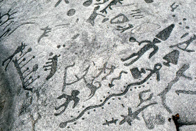 Peterborough Stone petroglyphs (Robin L. Lyke)
