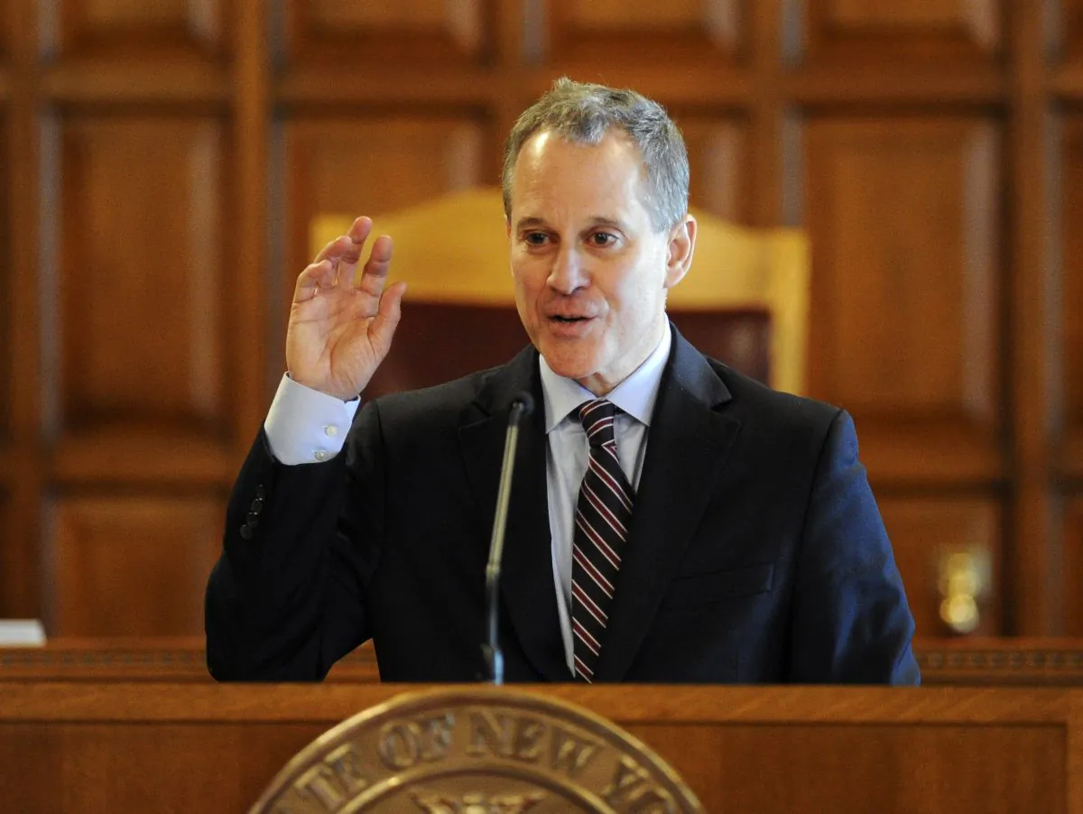 New York State Attorney Eric T. Schneiderman in Albany, N.Y., on Tuesday, May 5, 2015. (Hans Pennink/AP Photo)