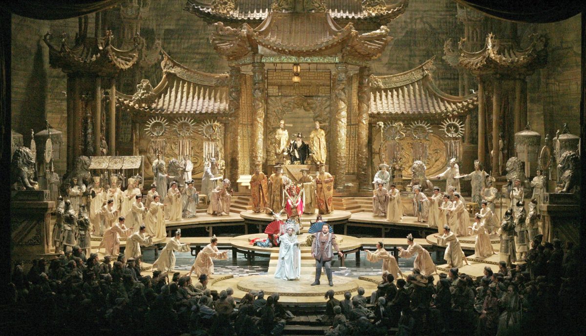 A scene from Puccini's "Turandot." Photo: Ken Howard/Metropolitan Opera