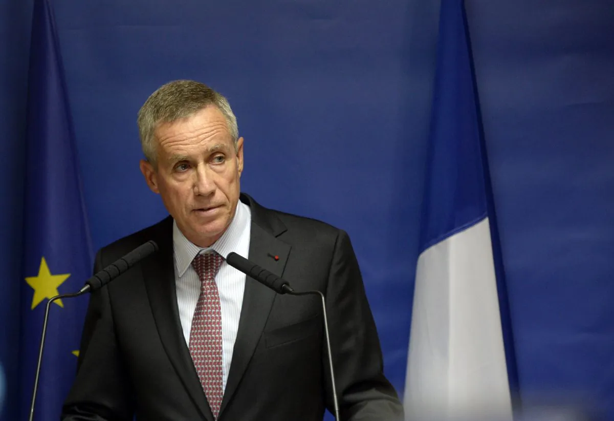 Paris chief prosecutor Francois Molins delivers a speech on August 25, 2015 in Paris during a press conference concerning Ayoub El-Khazzani, the suspect in August 21's Thalys train attack, has been brought before the court after four days in custody. (Miguel Medina/AFP/Getty Images)