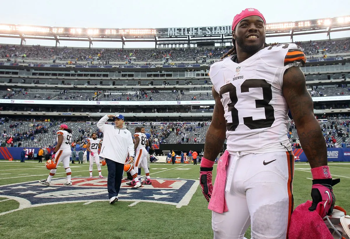 Trent Richardson has averaged just 3.3 yards per carry over his three-year career in the NFL. (Alex Trautwig/Getty Images) 