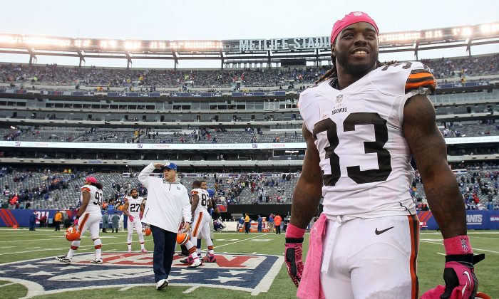 Trent Richardson has averaged just 3.3 yards per carry over his three-year career in the NFL. (Alex Trautwig/Getty Images) 
