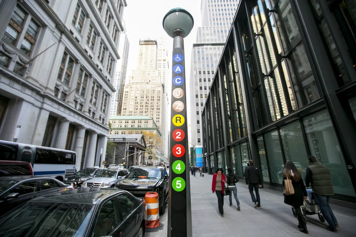 

The new Fulton Center which connects nine subway lines in Lower Manhattan, New York, on Nov. 9, 2014.  The Citizens Budget Commission argues that the MTA should focus more on repairs and less on expansion. (Samira Bouaou/Epoch Times)
