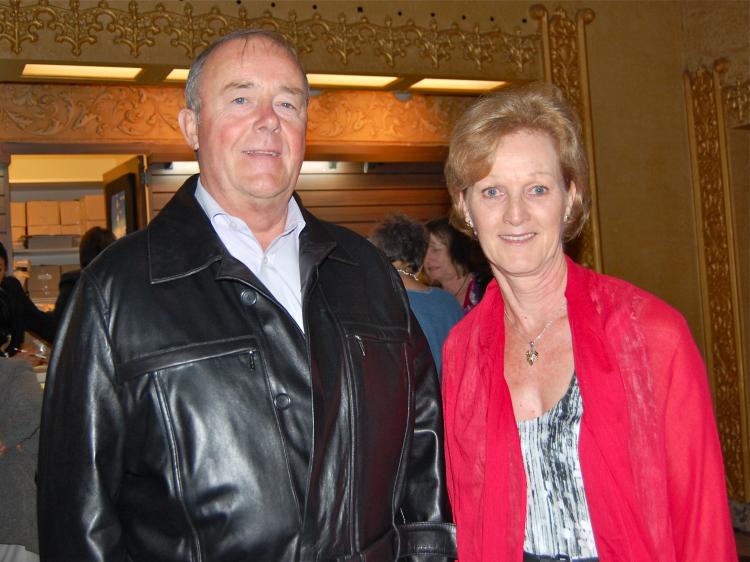 Trevor Lacy and Ane Marie Lacy, from Perth, enjoyed Shen Yun Performing Arts at the Regent Theatre.  (Leigh Smith/The Epoch Times)
