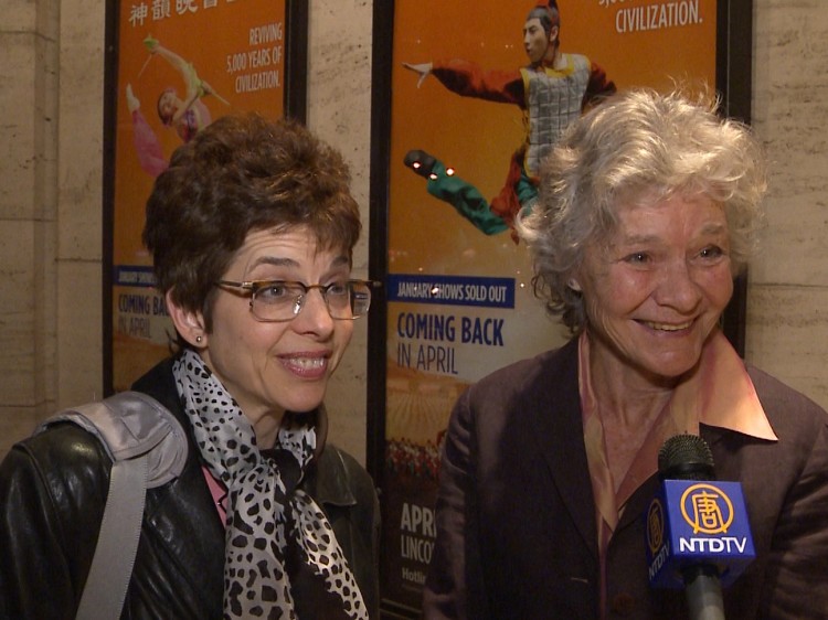 04_Margaret+Emoryeditor+of+a+magazineHelen+Jean+ArthurOff+broadway+actor_edited Margaret Emory, an editor at Brain World Magazine, with actress and musician, Helene Jean Arthur, attend Shen Yun
