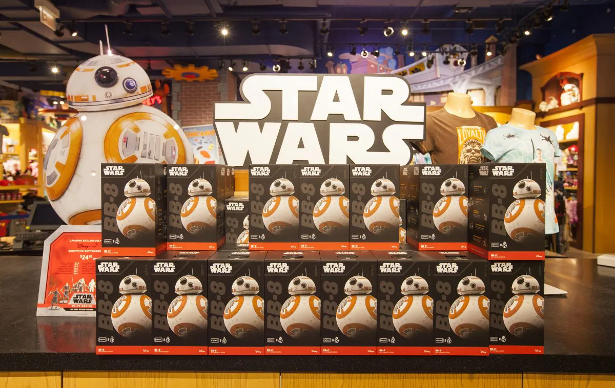 Chicago kicked off midnight madness with Force Friday celebrating the launch of merchandise for Star Wars: The Force Awakens, on Friday, Sept. 4, 2015, at the Michigan Ave Disney Store in Chicago. (Photo by Barry Brecheisen/Invision for Disney Consumer Products/AP Images)