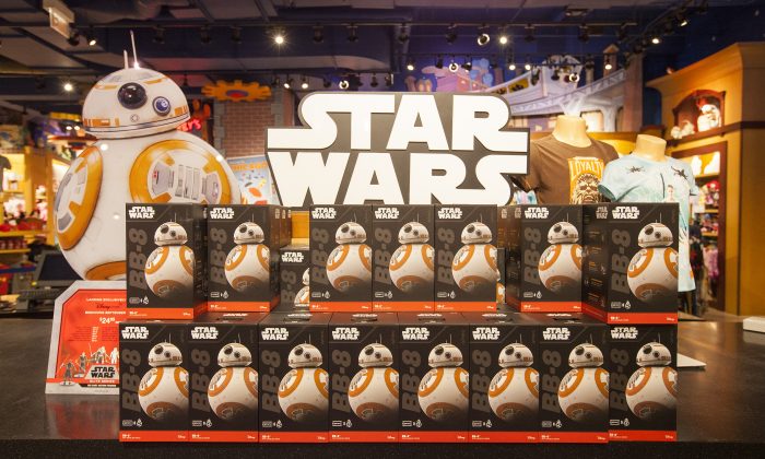 Chicago kicked off midnight madness with Force Friday celebrating the launch of merchandise for Star Wars: The Force Awakens, on Friday, Sept. 4, 2015, at the Michigan Ave Disney Store in Chicago. (Photo by Barry Brecheisen/Invision for Disney Consumer Products/AP Images)