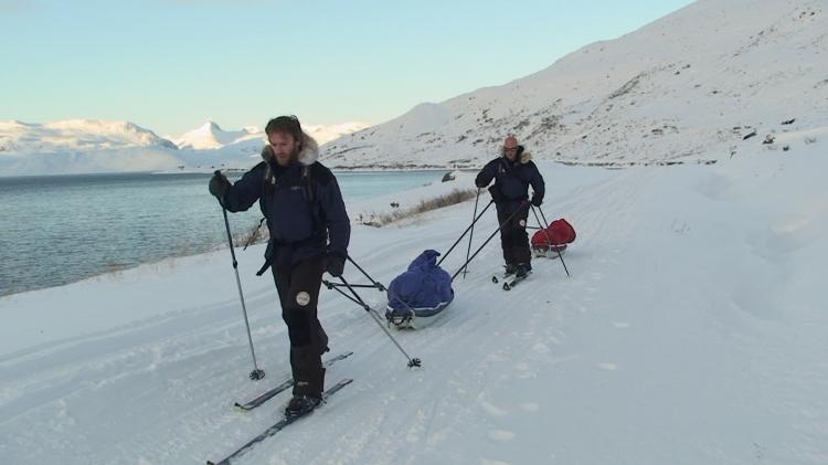 Simon O'Donnell and Mark Pollock from Team South Pole Flag,training in Norway for the South Pole Race (www.southpoleflag.com) Simon O'Donnell and Mark Pollock from Team South Pole Flag,training in Norway for the South Pole Race (www.southpoleflag.com)