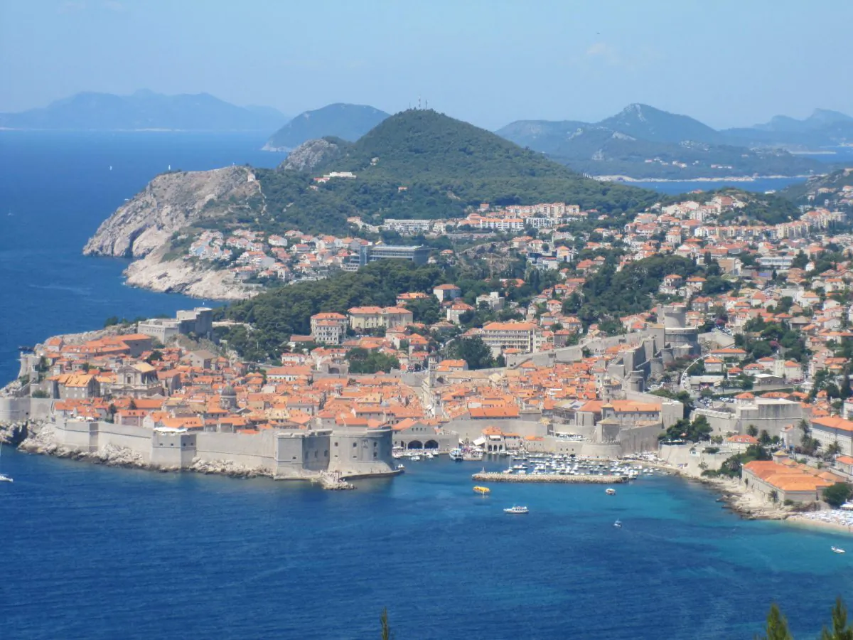 Dubrovnik ‘Pearl of Adriatic’ taken from the Montenegro to Dubrovnik road. (Bill Cox/The Epoch Times)