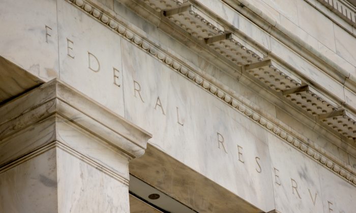 The Federal Reserve Board Building in Washington, D.C., on June 19, 2015. (Andrew Harnik/AP)