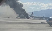 Investigators in Las Vegas Seek Cause of Plane’s Engine Fire