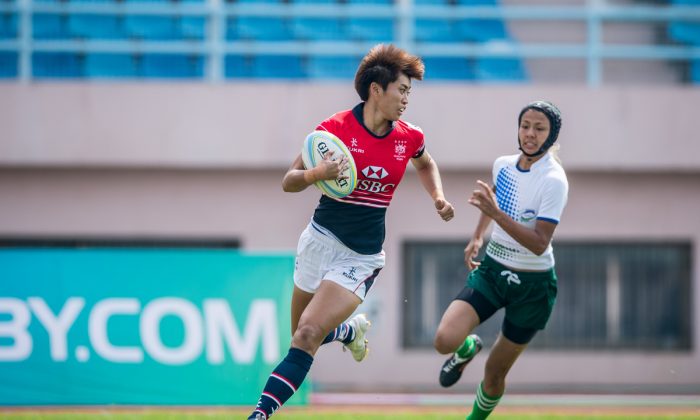 ong Kong’s Aggie Poon Pak Yan scored a hat trick in the final taking her total points score in the China Sevens weekend, in Qingdao, on Sept 5-6 to 78 points – 12 tries and 9-conversions. (HKRFU/Asia Rugby)