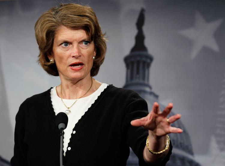 Republican Senator Lisa Murkowski lost in the Alaska Republican Senate primary Tuesday to Joe Miller by about 1,900 votes.  (Alex Wong/Getty Images)