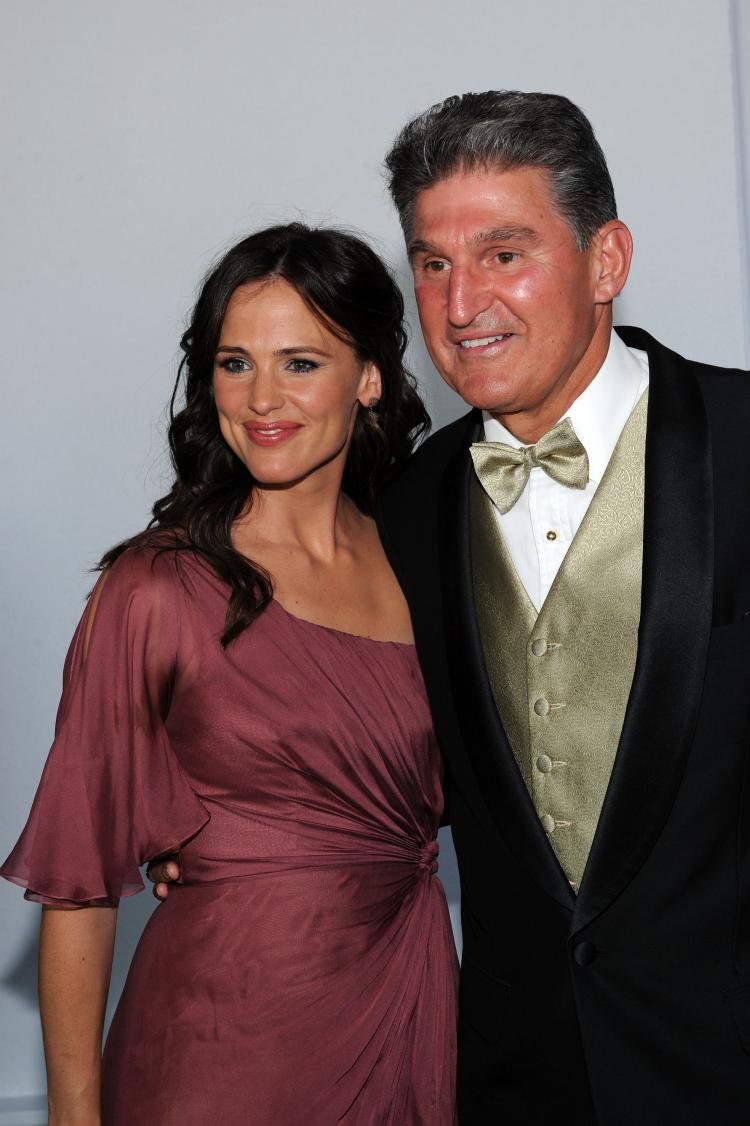 West Virginia Governor Joe Manchin and actress Jennifer Garner attend the grand opening of the Casino Club at The Greenbrier Resort on July 2 in White Sulphur Springs, W. Va. The widely popular governor came to easy victory on Saturday for the Democratic  (Bryan Bedder/Getty Images)