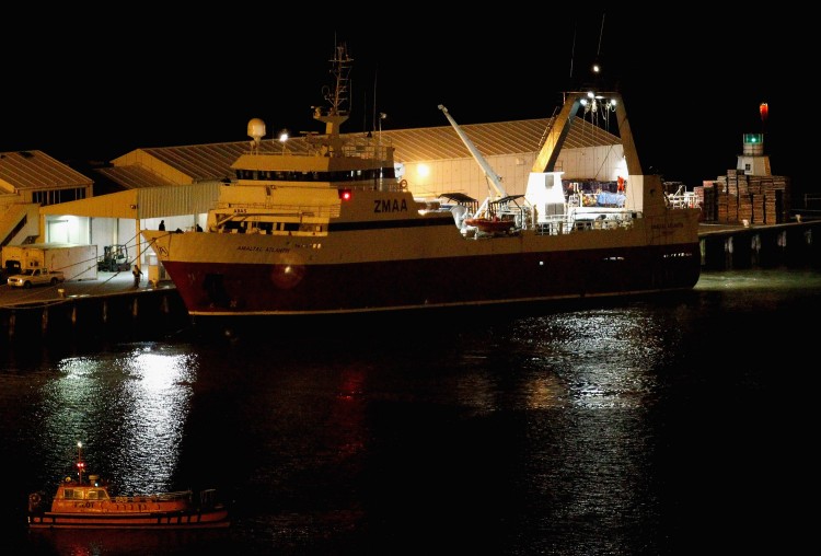 Korean Fishing Trawler 'Oyang 70' Sinks In The Southern Ocean The Amaltal Atlantis carrying survivors