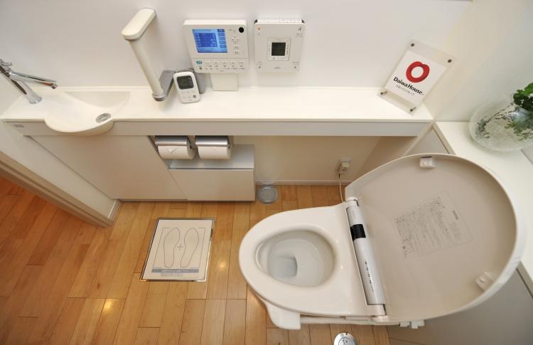Japanese toilets have long and famously dominated the world of bathroom hygiene with their array of functions, from posterior shower jets to perfume bursts and noise-masking audio effects for the easily-embarrassed. (Kazuhiro Nogi/AFP/Getty Images) Japanese toilets have long and famously dominated the world of bathroom hygiene with their array of functions, from posterior shower jets to perfume bursts and noise-masking audio effects for the easily-embarrassed. (Kazuhiro Nogi/AFP/Getty Images)