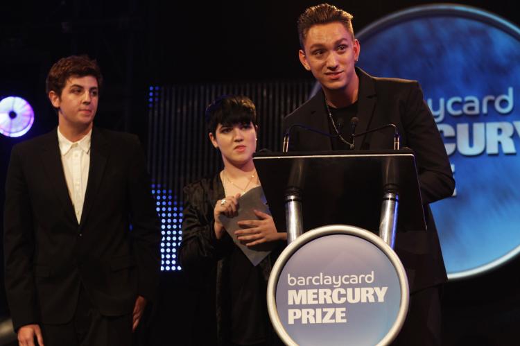 The xx are presented with the Barclaycard Mercury Prize. (Dave Hogan/Getty Images ) The xx are presented with the Barclaycard Mercury Prize. (Dave Hogan/Getty Images )