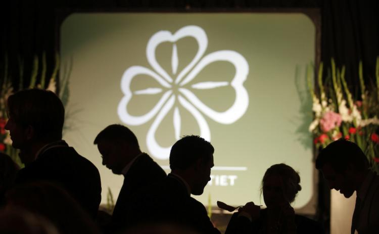 Party members and sympathizers of the Center Party gather in Stockholm, Sweden on September 19, on the eve of the national elections for the Swedish parliament. The Center party is one of the parties forming the governing coalition. (Niklas Larsson/Getty Images ) Party members and sympathizers of the Center Party gather in Stockholm, Sweden on September 19, on the eve of the national elections for the Swedish parliament. The Center party is one of the parties forming the governing coalition. (Niklas Larsson/Getty Images )