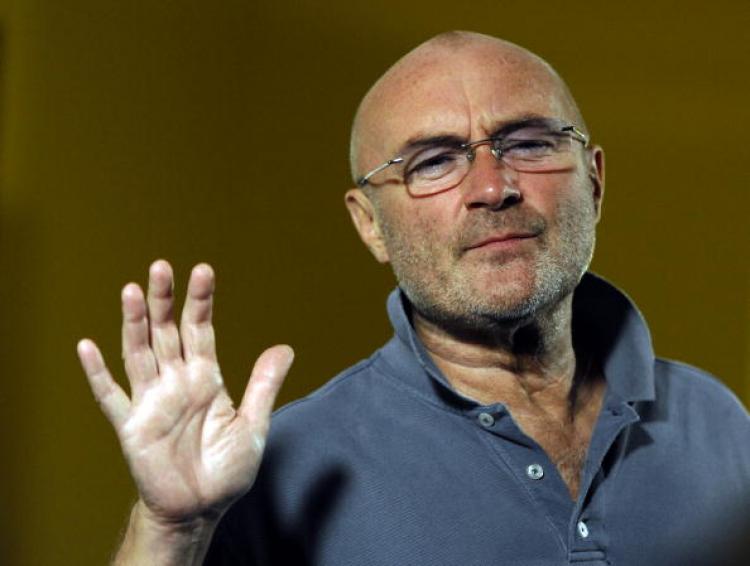 British singer Phil Collins is writing a history book about the Battle of the Alamo. (Dominique Faget/AFP/Getty Images) British singer Phil Collins is writing a history book about the Battle of the Alamo. (Dominique Faget/AFP/Getty Images)