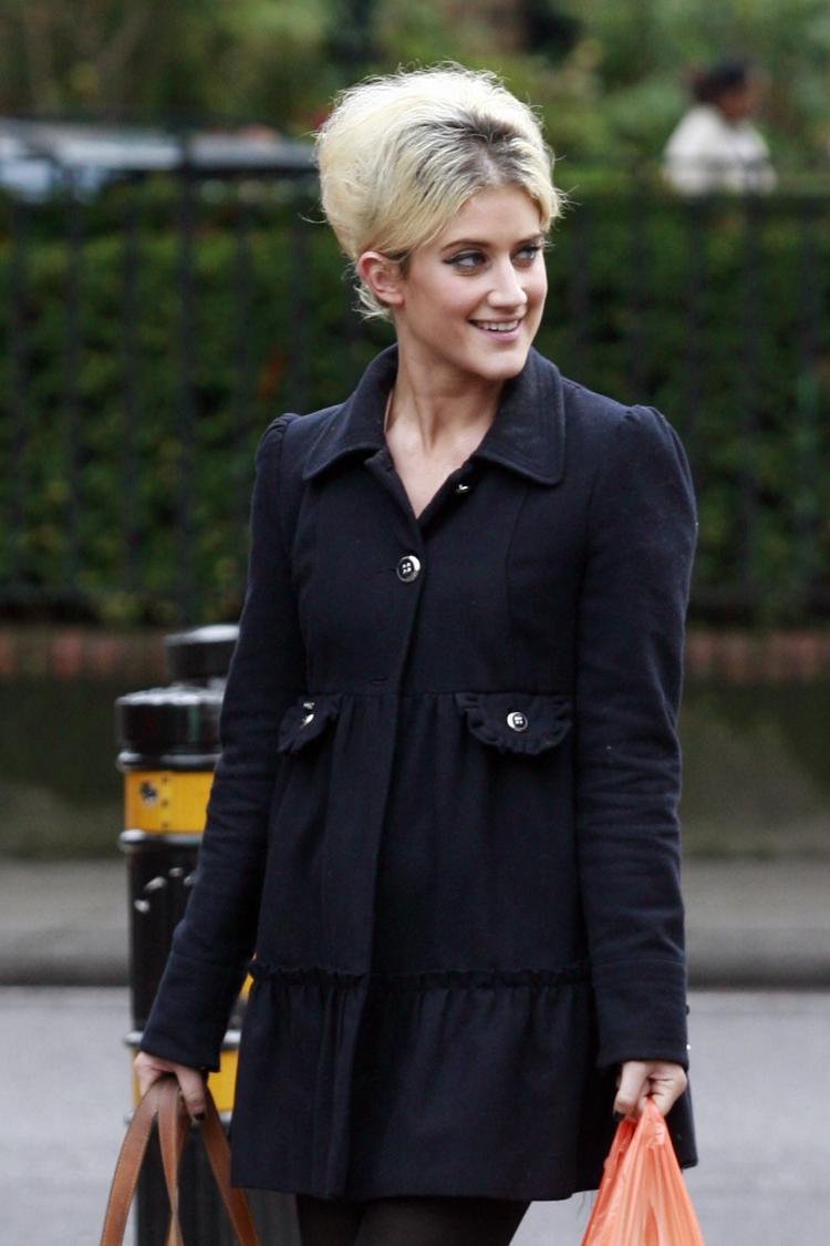 Katie Waissel returning to a recording studio on October 4 in London, England. (Photo by Neil Mockford/Getty Images) Katie Waissel returning to a recording studio on October 4 in London, England. (Photo by Neil Mockford/Getty Images)