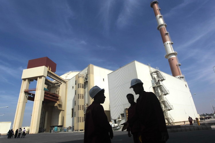 The reactor building at the Russian-built Bushehr nuclear power plant in southern Iran, 1,200 kilometers south of Tehran, where Iran has begun unloading fuel into the reactor core for the nuclear power plant on Oct. 26, 2010. (Majid Asgaripour/Getty Images ) The reactor building at the Russian-built Bushehr nuclear power plant in southern Iran, 1,200 kilometers south of Tehran, where Iran has begun unloading fuel into the reactor core for the nuclear power plant on Oct. 26, 2010. (Majid Asgaripour/Getty Images )