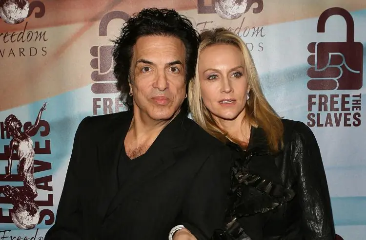 Paul Stanley (L) and Erin Sutton attend the 2010 Freedom Awards at the Redondo Beach Peforming Arts Center in California on Nov. 7, 2010. (Jesse Grant/Getty Images)