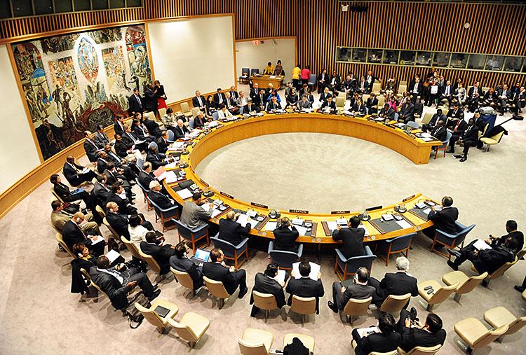 DEADLOCK: The United Nations Security Council sits in discussion at the U.N. headquarters in New York on Nov. 16. While most U.N. members support reforming the antiquated body, there is little agreement on how that reform should take shape. (Stan Honda/AFP/Getty Images) DEADLOCK: The United Nations Security Council sits in discussion at the U.N. headquarters in New York on Nov. 16. While most U.N. members support reforming the antiquated body, there is little agreement on how that reform should take shape. (Stan Honda/AFP/Getty Images)