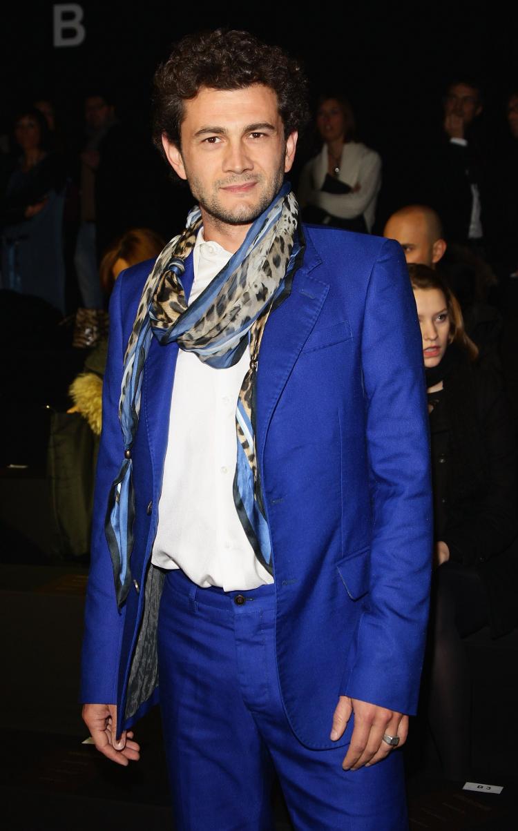 Italian actor Vinicio Marchioni cuts a dash at the Roberto Cavalli Fashion Show as part of Milan Fashion Week Menswear on Jan. 15. (Vittorio Zunino Celotto/Getty Images) Italian actor Vinicio Marchioni cuts a dash at the Roberto Cavalli Fashion Show as part of Milan Fashion Week Menswear on Jan. 15. (Vittorio Zunino Celotto/Getty Images)