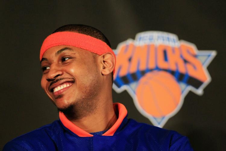 CARMELO ANTHONY: A dream come true for him to come back to New York and play for the Knicks. CARMELO ANTHONY: A dream come true for him to come back to New York and play for the Knicks.